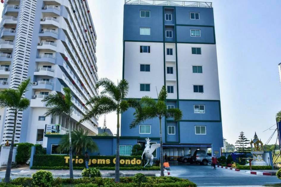 Trio Gems Condo Pattaya, Thailand Jomtien Beach Exterior foto